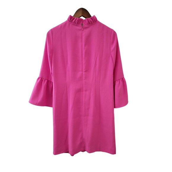 J. Crew Ruffle Neck Shift Dress in 365 Crepe Size 2 - Picture 4 of 6